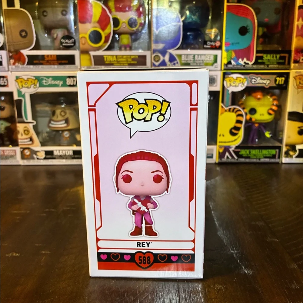 Funko Pop! Star Wars Valentine's Day Rey figure, #588